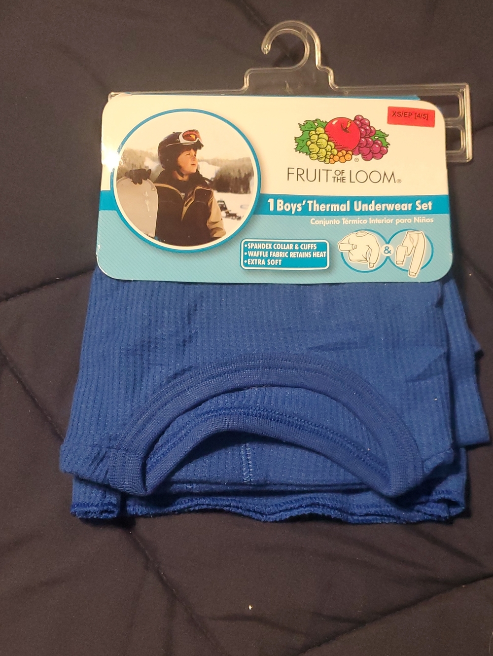 Fruit of the Loom Boys' Thermal Undershirt Set - Blue